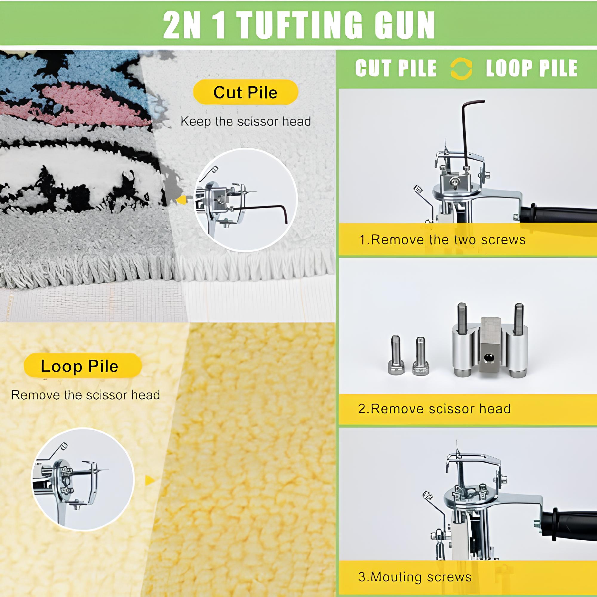 Tufting Gun AK-BASIC - Lichtgroen